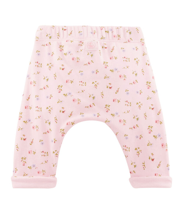 Pantalon b&eacute;b&eacute; mixte rose/multicouleur