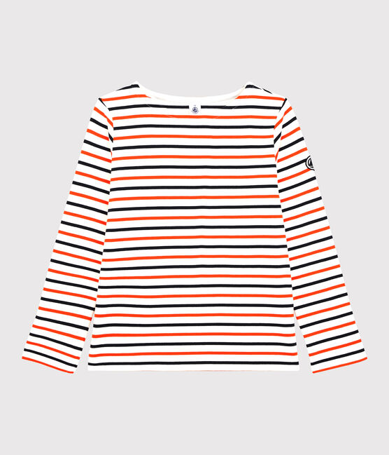 Marinière en coton Femme blanc MARSHMALLOW/ SMOKING/ CAROTTE