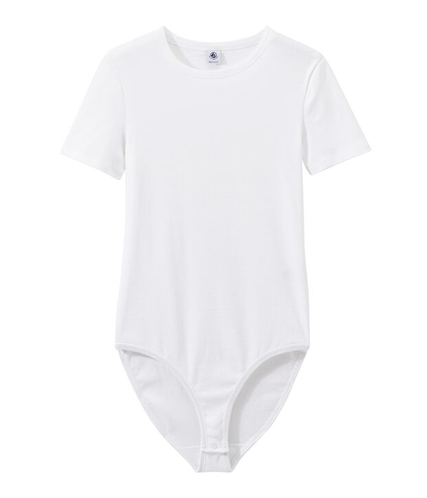 Body femme BODYCONIQUE en coton blanc