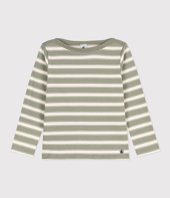 Marinière en coton épais enfant fille / garçon MARECAGE/ AVALANCHE
