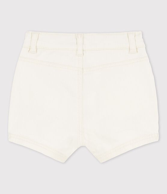 Short en denim bébé écru AVALANCHE