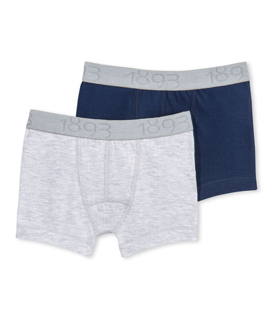 Lot de 2 boxers garçon en jersey stretch lot .