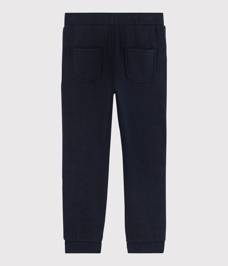 Pantalon molleton enfant gar&ccedil;on bleu SMOKING