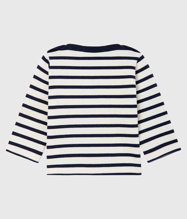 Marini&egrave;re iconique b&eacute;b&eacute; mixte blanc/bleu