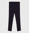 Pantalon esprit legging enfant en molleton bleu SMOKING
