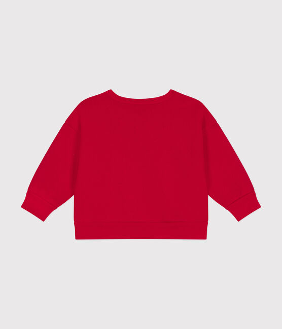 Sweatshirt en molleton bébé rouge CORRIDA
