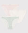 Lot de 3 culottes enfant en coton fleuries variante 1