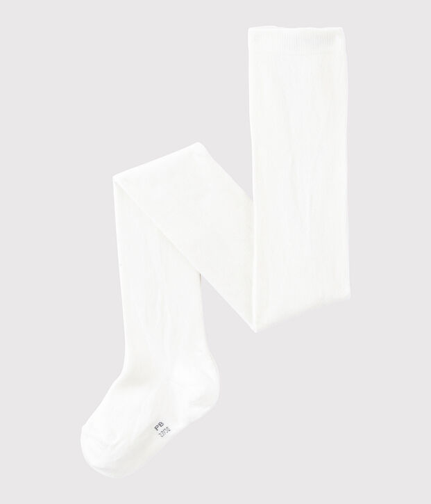 Collant enfant fille blanc