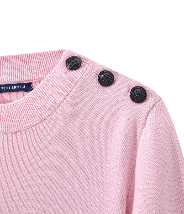 Pull marin femme rose