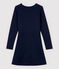 Robe en tubique matelassé Femme bleu SMOKING
