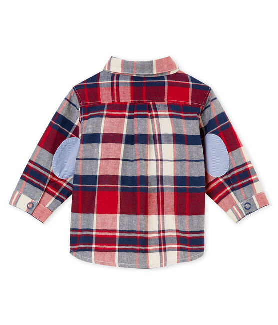 Chemise à carreaux bébé garçon bleu SMOKING/blanc MULTICO