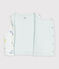 Gilet sans manche r&eacute;versible b&eacute;b&eacute; en coton imprim&eacute; dragons blanc/multicouleur