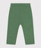 Pantalon de jogging bébé en coton uni vert PALMERAIE