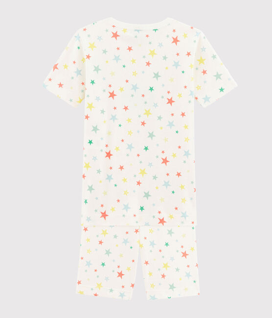 Pyjacourt petit garçon coupe très ajustée blanc MARSHMALLOW/blanc MULTICO