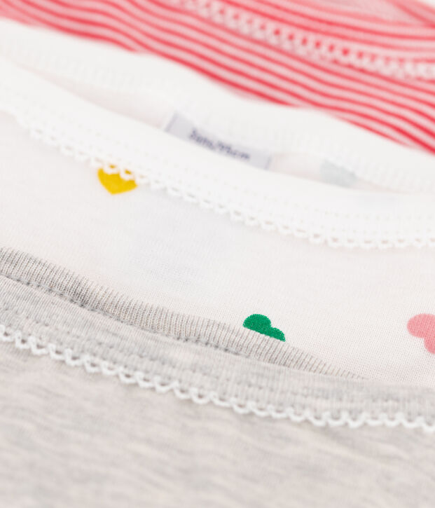 Trio de culottes petite fille multicouleur