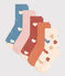 Lot de 5 paires de chaussettes coeurs enfant garçon-fille variante 1