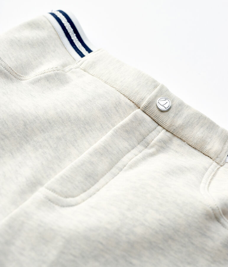 Jegging en coton &eacute;lasthanne enfant fille beige