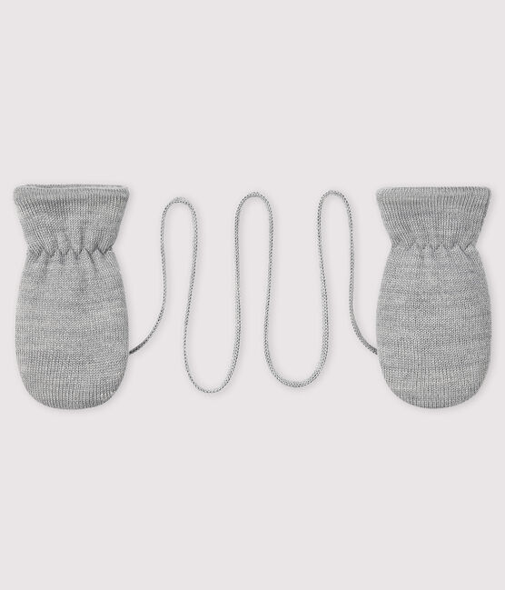 Moufles bébé doublée micropolaire gris SUBWAY CHINE