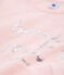 Pyjama petite fille en bouclette éponge grattée extra chaude rose MINOIS