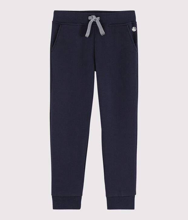 Pantalon de jogging enfant fille / gar&ccedil;on bleu marine