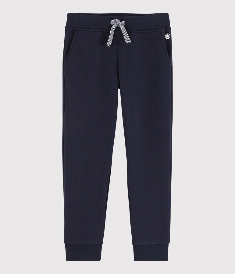 Pantalon de jogging enfant fille / gar&ccedil;on bleu SMOKING