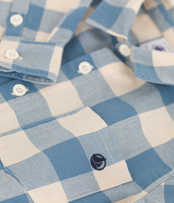 Chemise en flanelle enfant garçon bleu BEACH/ AVALANCHE