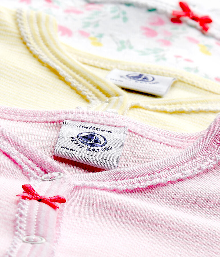 Lot de 3 dors bien b&eacute;b&eacute; fille blanc LOT