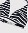 Maillot de bain 2 pièces bleu SMOKING/blanc MARSHMALLOW