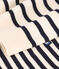 Pull en coton marini&egrave;re Femme &eacute;cru/bleu