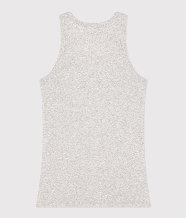 D&eacute;bardeur L'ICONIQUE en coton bio Femme gris chin&eacute; clair