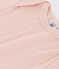 Body manches courtes bébé en maille ajourée rose SALINE