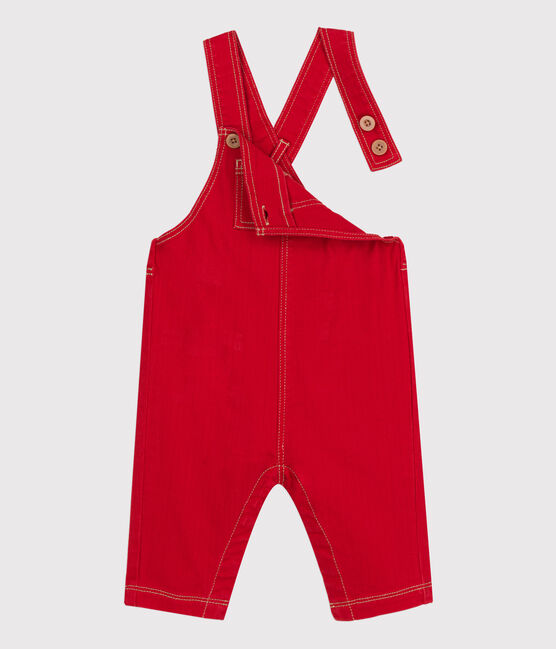 Salopette longue bébé en denim STOP