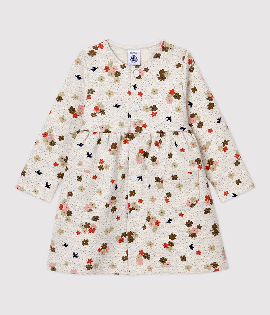 Robe matelassée bébé beige MONTELIMAR/blanc MULTICO