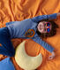 Pyjama uni en velours enfant