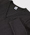 T-shirt col V iconique en coton Femme gris CITY CHINE