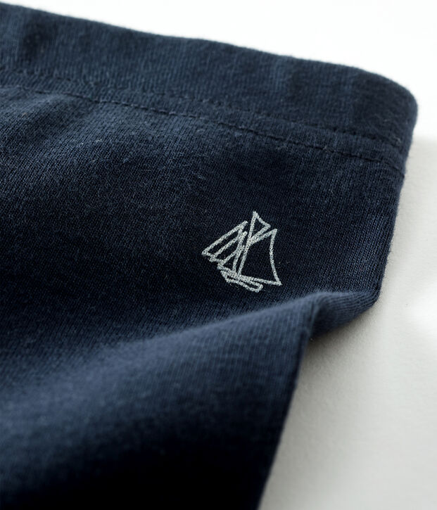 Legging en coton b&eacute;b&eacute; bleu marine