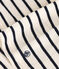 Robe manches courtes en jersey flammé bébé blanc AVALANCHE/bleu SMOKING