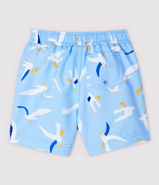 Maillot de bain écoresponsable bébé garçon bleu JASMIN/blanc MULTICO