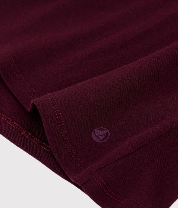 Tee-shirt femme en coton manches courtes uni MOON