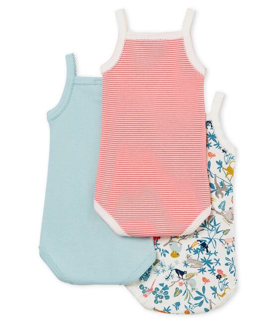 Lot de 3 bodies à bretelles bébé fille variante 1