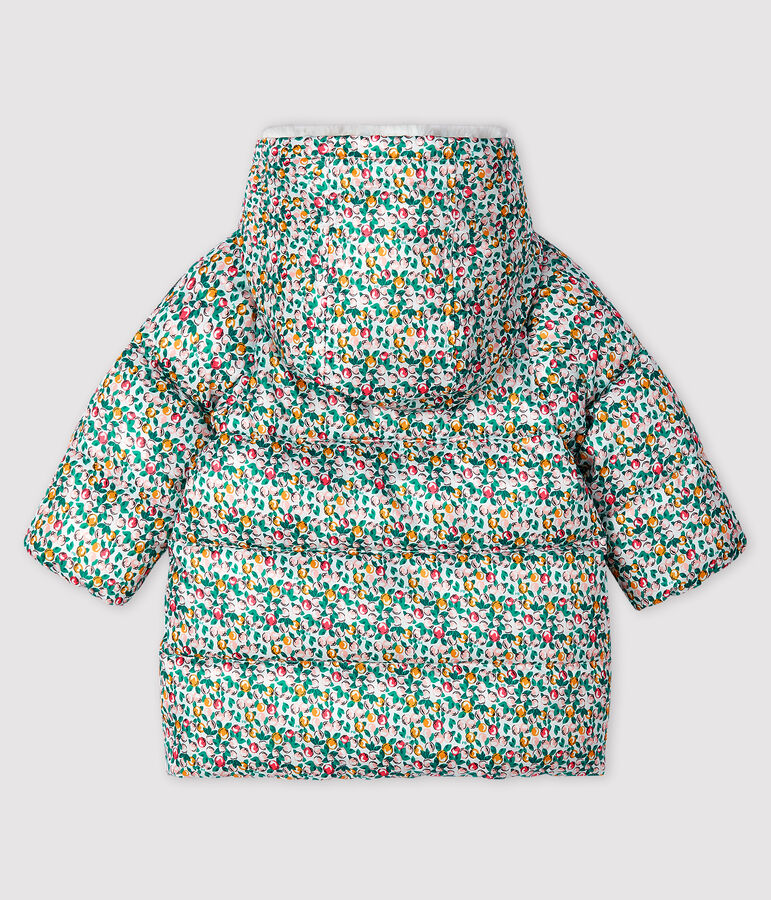 Doudoune matelass&eacute;e b&eacute;b&eacute; fille blanc MARSHMALLOW/blanc MULTICO