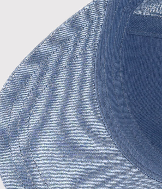 Casquette Petit Boat en denim enfant mixte multicouleur