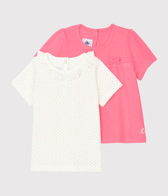 Lot de 2 tee-shirts bébé fille variante 1