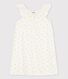 Chemise de nuit manches courtes soleils petite fille en coton