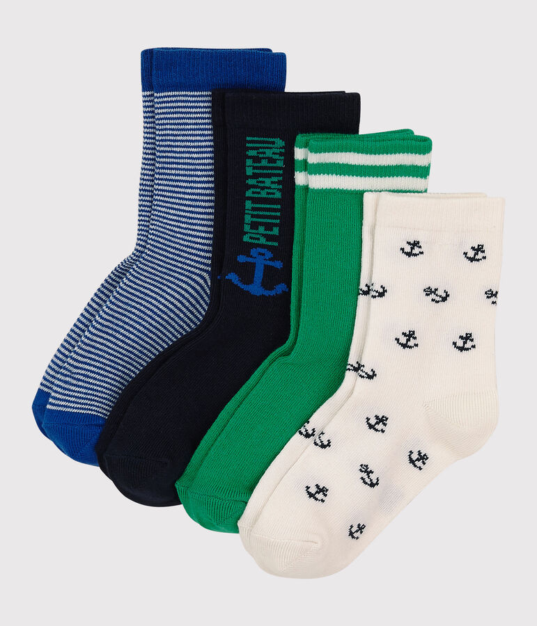 Lot de 5 paires de chaussettes enfant gar&ccedil;on multicouleur