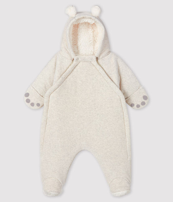 Combipilote ours bébé en velours beige MONTELIMAR CHINE