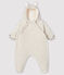 Combipilote ours bébé en velours beige MONTELIMAR CHINE