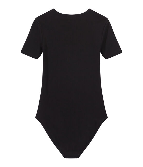 Body femme BODYCONIQUE en coton noir NOIR