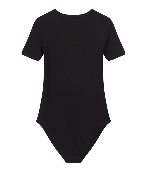 Body femme BODYCONIQUE en coton noir