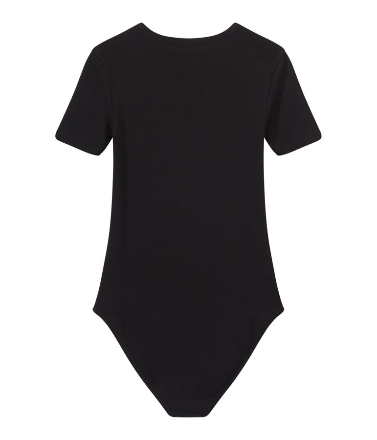 Body femme BODYCONIQUE en coton noir